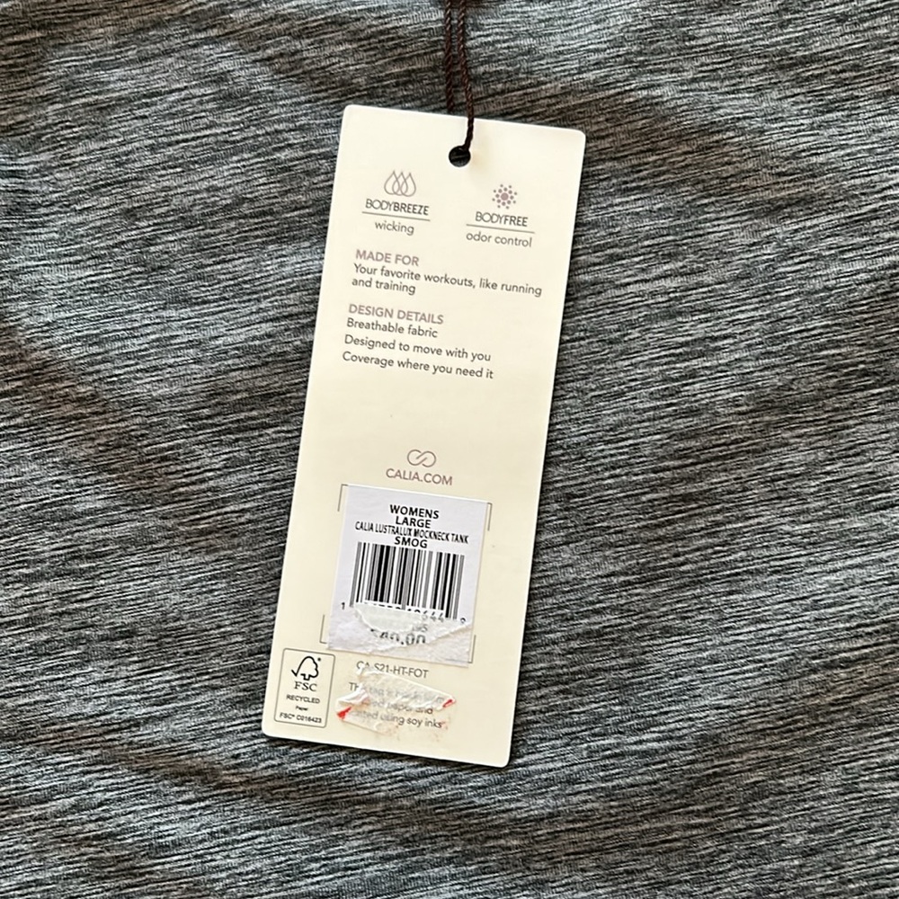 Calia Lustralux Mockneck Tank - Picture 5 of 6